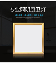 Integrated ceiling LED lamp kitchen toilet lamp aluminum gusset embedded 30x30x60x300x600 flat lamp