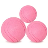 Яйца для игрушек для собак, измельчение зубов и настоящие шарики, маленькие крупные щенки собаки плюшевые золотые волосы эластичные шар.