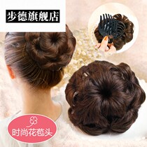 Flower bud head wig decoration meatball hair clip Nine flower grab clip Simulation wig package plate hair jewelry plate hair device