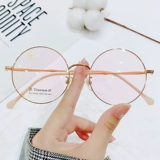 Круглый каркас Pure Titanium Retro Personality Personality Anti -Blue Light Frame