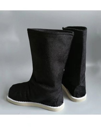 汉服鞋子布鞋官靴古装靴子武侠长筒靴男女同款书生古风鞋子通用春