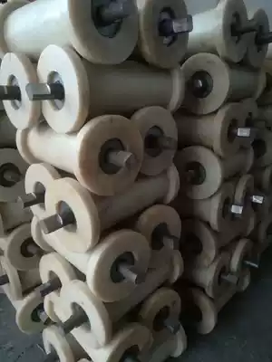 Mining nylon ground wheel, ground roller, rope wheel, nylon pressure rope wheel, ground roller, nylon bilateral track pulley wheel