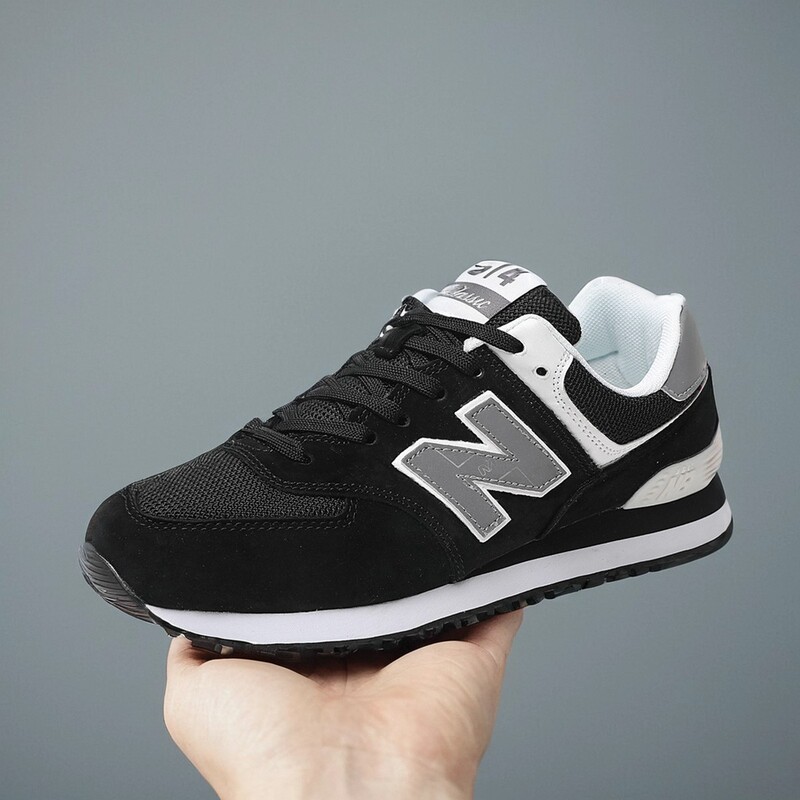 [Best-Selling of the Year] Official Authentic Casual Women's Shoes 2026 New Model 574 Black Men's Shoes Reflective Sneakers