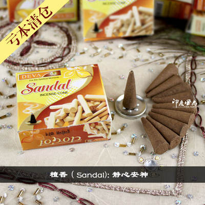 Special offer on Indian incense cones, incense towers and incense. DEVA imported incense, genuine agarwood, Buddha incense and sandalwood incense in a box of 10 pieces