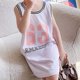 H Girls Sports Basketball Jersey Korean Fashion Baby Summer Clothes Children's Baby Style Vest Mid-Length Skirt ສາວນ້ອຍ