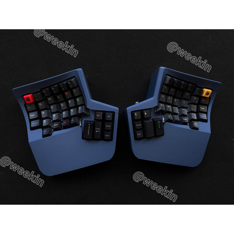 Wk Ergo 360 Ergonomic Split Keyboard, Three-Dimensional Split Keyboard