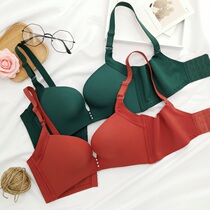  Urban adjustable bra set Beautiful incognito underwear women gather small bras to collect breasts anti-sagging thick upper support