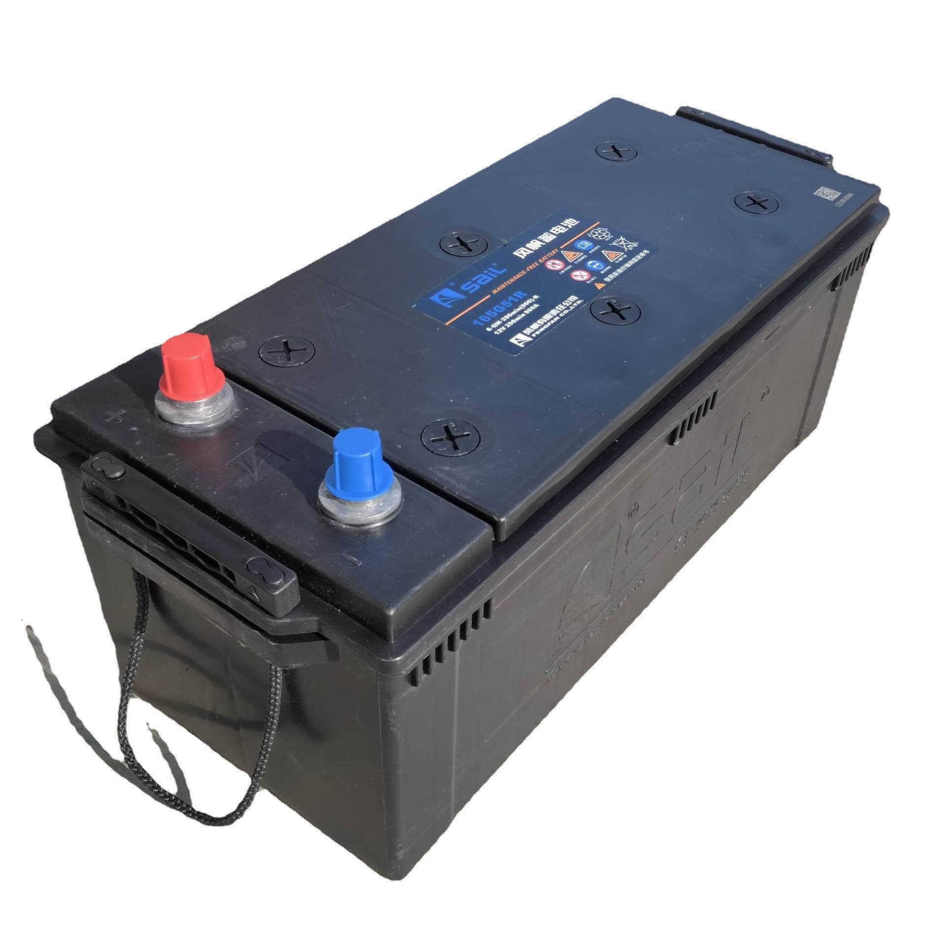 165G51Sail sail to start storage battery 6-QW-290min900-R 12V160Ah generator battery
