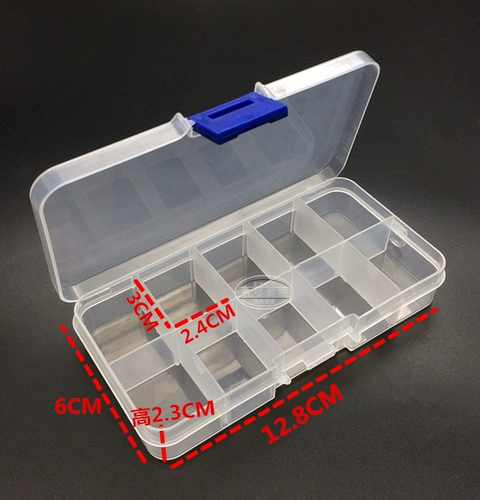 Комбинированная часть коробка для коробки подземелий для ювелирных украшений пластиковая модель бумажного пакета коробка маленьких деталей компонента компонента мелких деталей