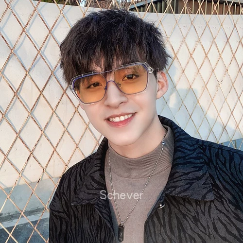 Ветрозащитные желтые брендовые солнцезащитные очки, популярно в интернете