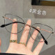 Triangular cat eye butterfly shaped black frame glasses for women with optional prescription