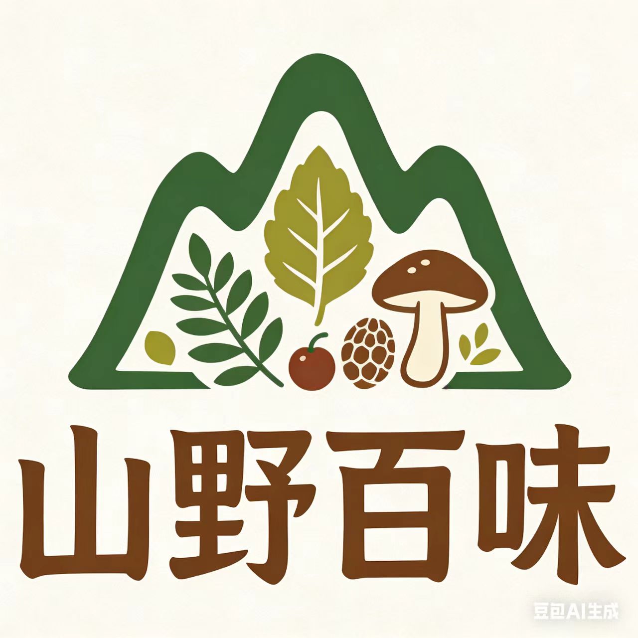 山野百味铺子的LOGO