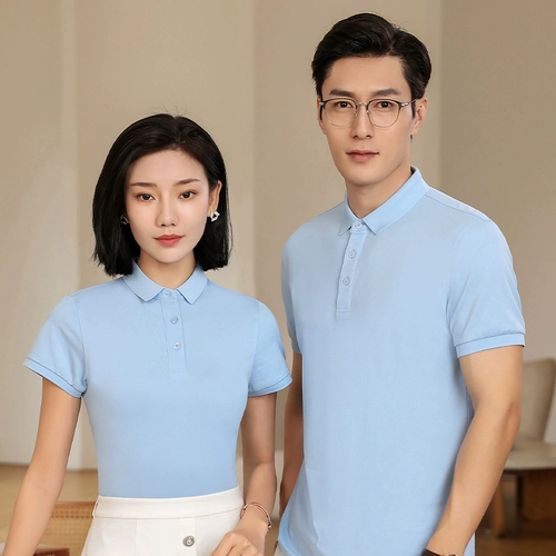 Летняя футболка polo для работы, короткий рукав, делается под заказ, с вышивкой, с печатью вашего логотипа