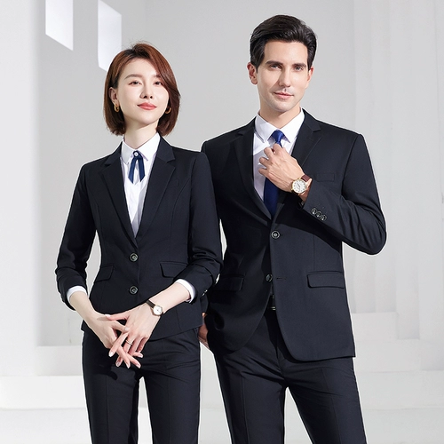 Комплект подходит для мужчин и женщин, классический костюм, жилет для работы для отеля, стенд, пиджак классического кроя