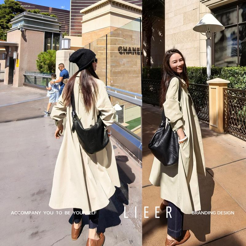 Lieer's "Mason Trench Coat" Is the Same Style as Maggie'S, a Thousand-Yuan Trench Coat Made of Natural Linen, Lightweight and Breathable Lieer's "Mason Trench Coat" Is the Same Style as Maggie'S, a Thousand-Yuan Trench Coat Made of Natural Linen, Lightweight and Breathable