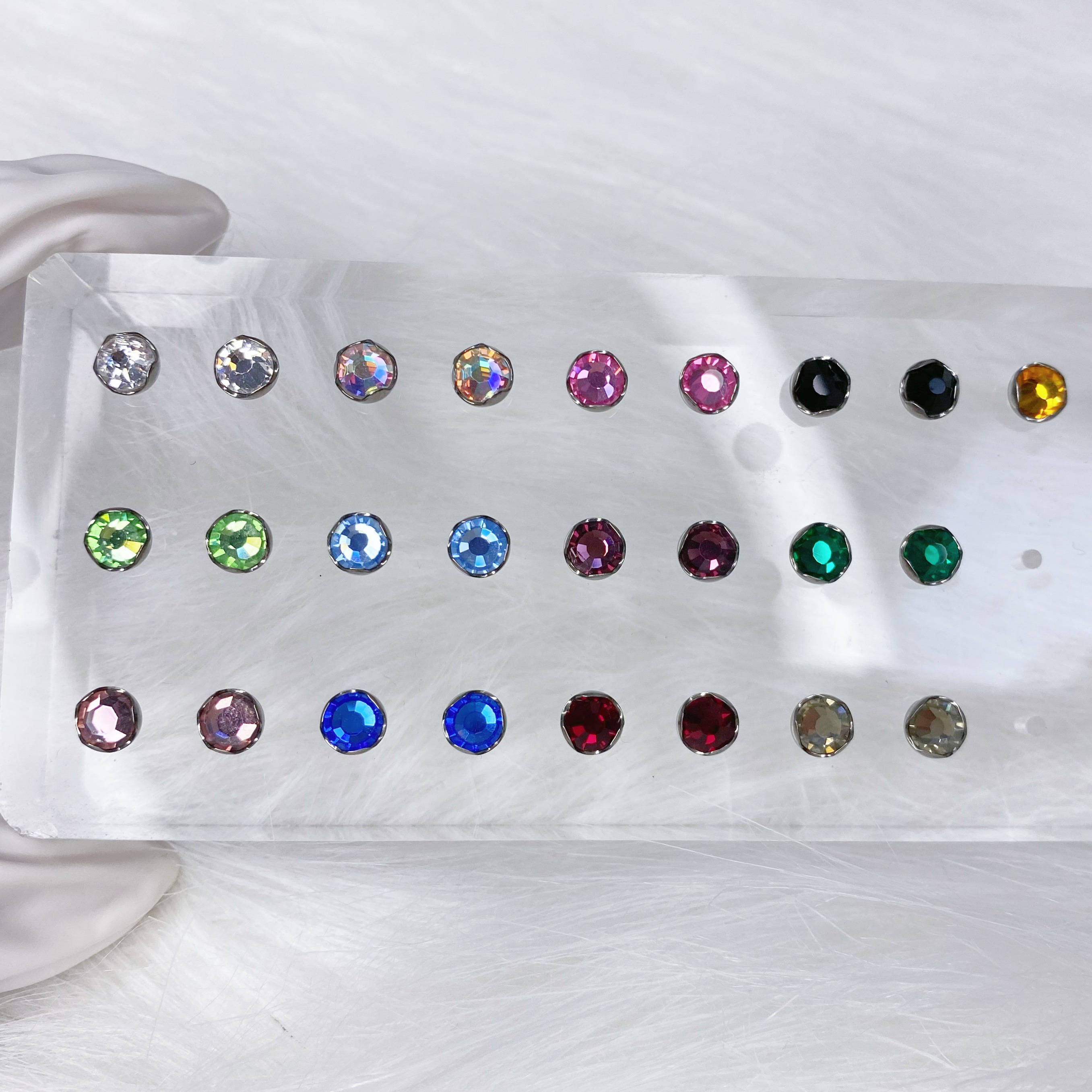 Cactus puncture American imported 14g titanium alloy edge drilling pin pin pin hot sell