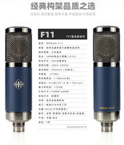 MRWHO F11 seismic film capacitor transistor series cigarette head recording studio microphone