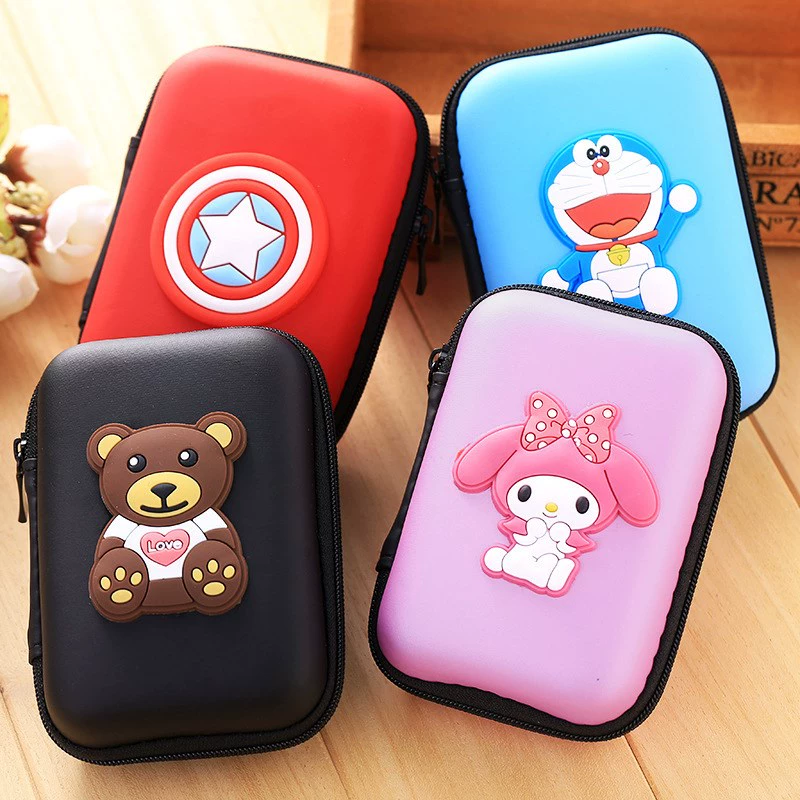 Điện thoại di động sạc túi kho báu đĩa cứng di động bảo vệ nguồn vải bọc tai nghe dòng dữ liệu lưu trữ hoàn thiện túi đựng tai nghe true wireless