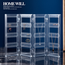 Earrings display stand acrylic female studs earrings earrings earrings hanging necklaces handjewelry home jewelry storage box