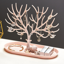 Earrings storage display rack ear studs earrings jewelry rack necklace hair accessories dressing table home packing jewelry box