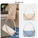 Musestu Niche Mini Underarian Bag Rachel Mini Retro Crocodile Patter