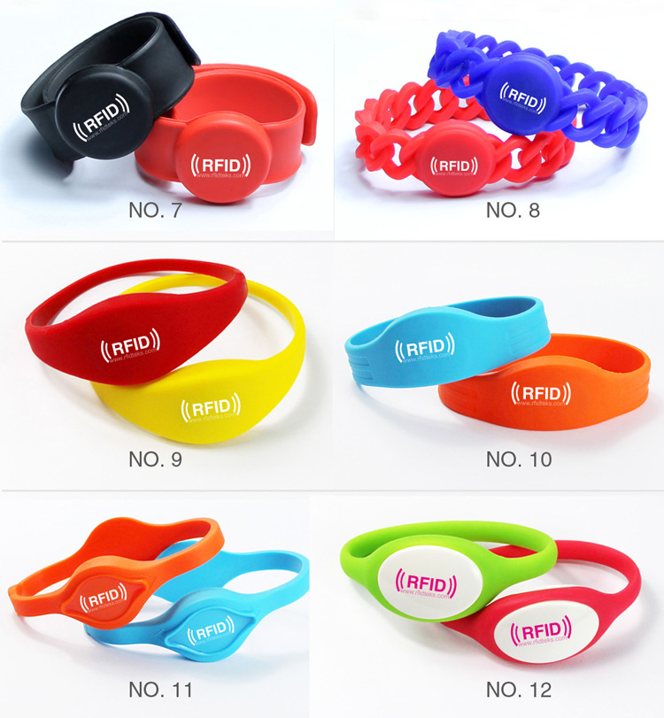 Phòng tắm hơi tay RFID tập thể dục tay tắm thẻ tay RFID ban nhạc cổ tay chip ATMEL T5577 - Phòng tắm hơi / Foot Bath / Thể hình ghế massage giá rẻ