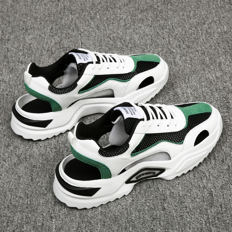 Sandals Men's Summer Outwear Tide Sports Casual Bag Head Driving Large Size 45 Hollowed-out Breathable 46 Beach Old Daddy Shoes