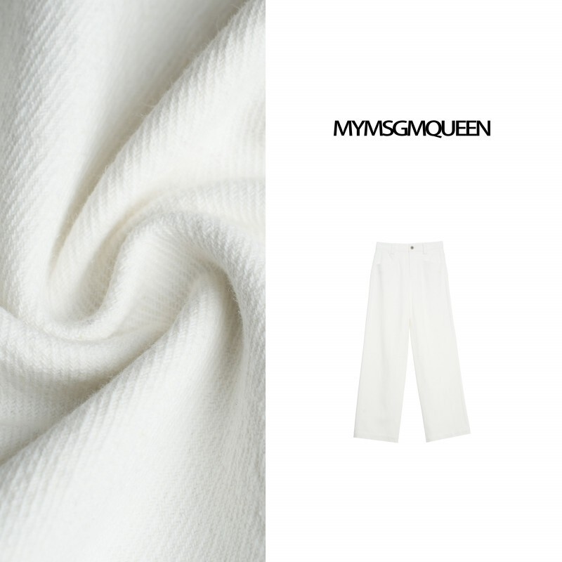 Cloudy and Breezy Straight-Leg Slimming Versatile Casual Pants, Chinese Style Pants, Jeans