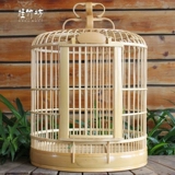 Склейка Guizhou Old Bamboo Bird Bird Cage на дне молочницы в Sichuan Bird Cage Absal Bamboo Бутик большой основной цвет краски бамбук