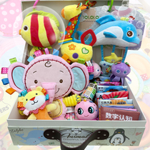Hundred days meet with hand gifts newborn baby Full Moon Toys Gift Box newborn baby supplies year set