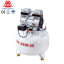 Hongke one drag two silent oil-free air compressor medical air compressor dental pump oral equipment