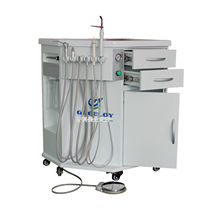 Cabinet type mobile dental workbench pet tooth cleaning machine beauty tooth machine dental turbine molar grinding integrated machine