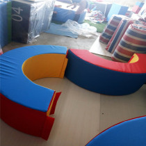 Small sports hall equipment soft ring packing Building Blocks Positive and negative large ring Childrens sensory system semi-circular pad