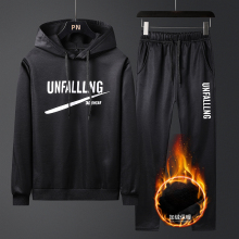 2020加绒休闲运动套装秋冬新款