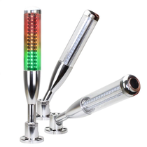 Integrated three-color light Q7 aluminum alloy warning light LED24v machine tool three-color alarm signal indicator light always on and buzzing