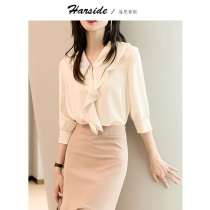 Spring Dress 2022 New Women Suit Fashion Temperament Professional Goddess Van Shirt Half Body Dress Superior Sense Two Sets