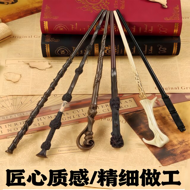 Rechargeable Wand Harry Potter Glowing Wand Hermione Dumbledore High-Quality Collectible Magic Wand Ornament