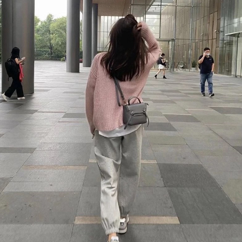 2022 Early Spring New Fashion Suit Foreign Pie Small pair with high casual Fried Street Sweater Two Suit Pants Dress