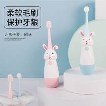 Cartoon Cute Rabbit Childrens Electric Toothbrush Ultrasonic Fully Automatic Baby Oral Cleaner Brushing Girls Teeth