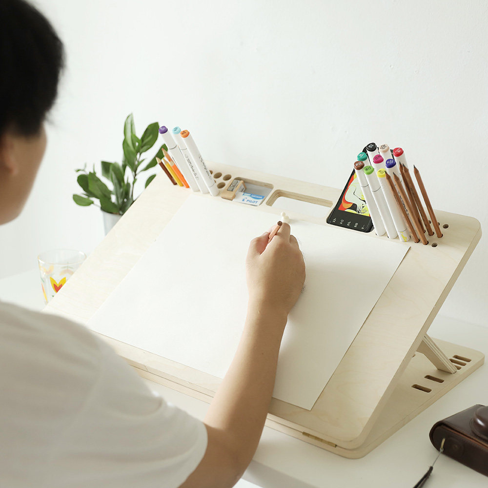 绘画板美术生专用儿童家用素描便携折叠写生8K手提桌面A3画架台式,艺术小天才的秘密武器!-画架-淘宝好物网