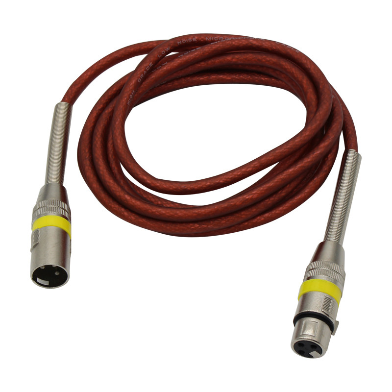 C1 capacitive microphone microphone line dual Cannon line male to mother pure copper connecting line Aiken sound card tuning bench General-Taobao