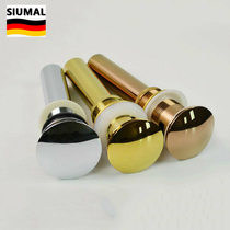 Washbasin Black all copper bouncing drainer Large cover Gold basin drainer with overflow basin accessories