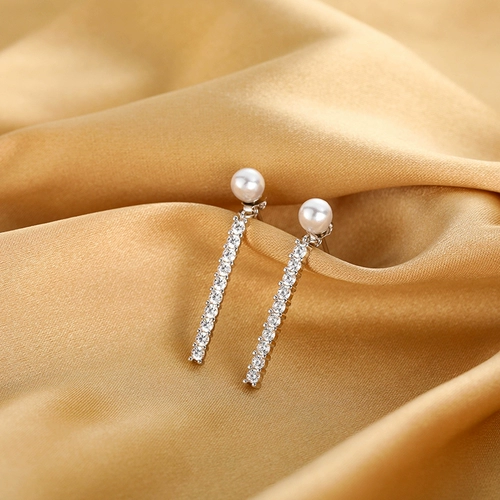 Серьги из жемчуга, популярно в интернете, изысканный стиль