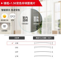 [Торжн и анти-синий свет] с 1,56 объектива (0-400 градусов) (включая зеркальные рамы)