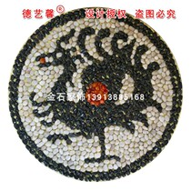 Coblestone Floor Tiles Wall Brick Kitchen Bathroom Room Balcony Mosaic Indoor exterior landscaped Home Courtyard Courtyard Rosewood