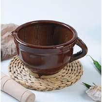 Home soil Tao Mortar Mash Mash Mashed Garlic Peel Eggplant Egg Eggplant Crush Garlic Clay Old Thickened Garlic Mortar