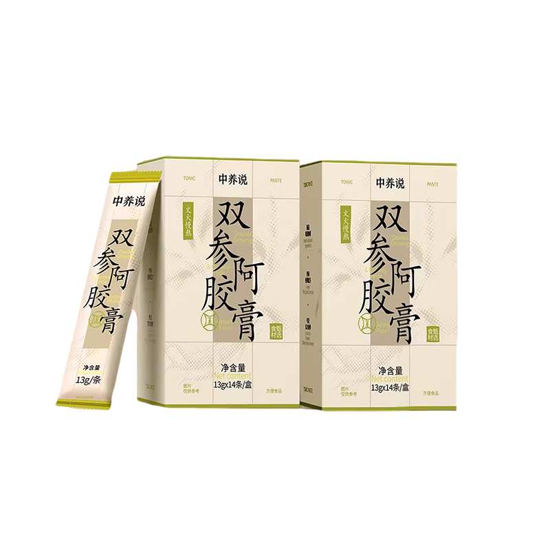 中养说双参阿胶膏气血双补正宗滋补养生膏正品膏滋官方旗舰店