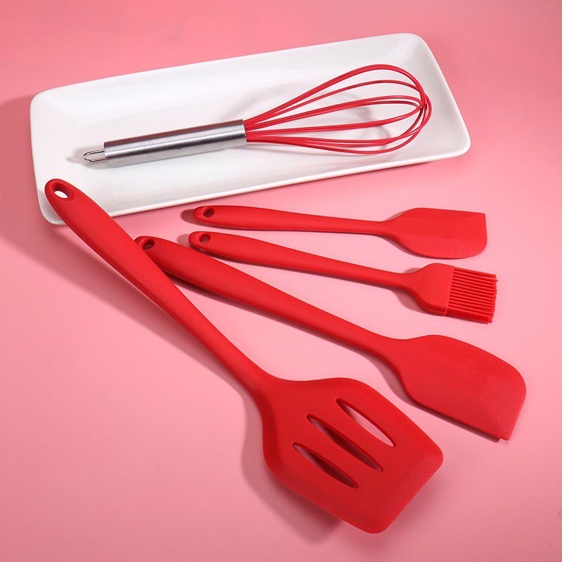 Quality Baked Goods Baking Tool 5 pieces of red style