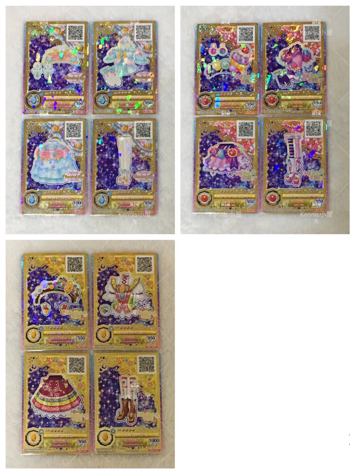 Japanese edition Idol Event Gem Foil Card Card Aiyin Message Kalian Future Charlotte