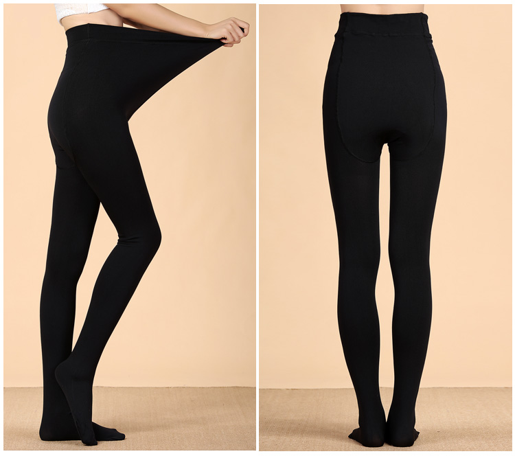 Lớn chất béo mm mùa xuân và mùa thu nhung mỏng với bàn chân cỡ lớn quần legging mùa thu chải dày romper vớ nữ bên trong và bên ngoài mặc thời trang nữ